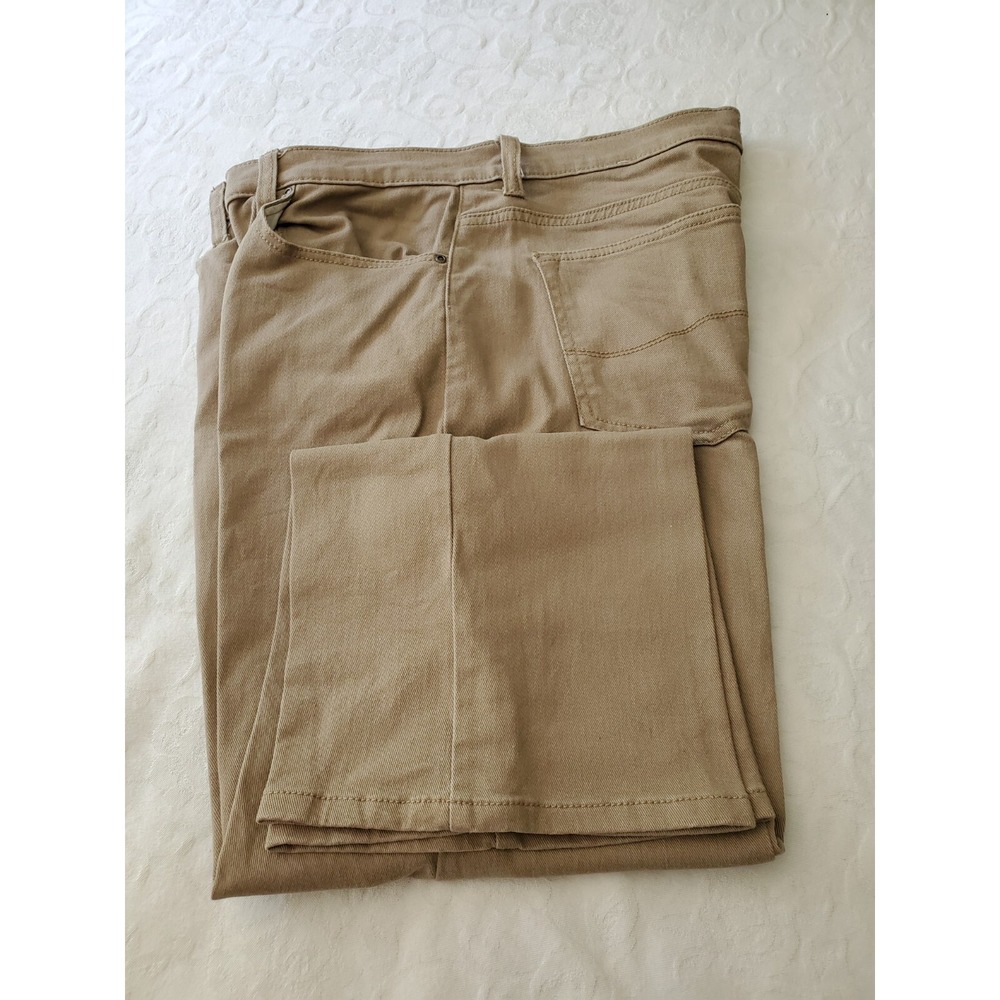 Lee Platinum Label Jeans Womens Petite Size 16P brown Straight Leg stretch